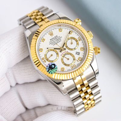 Rolex Daytona 9100 Movement 904L Steel 41mm Two-tone Gold Jubilee/President Strap Watch